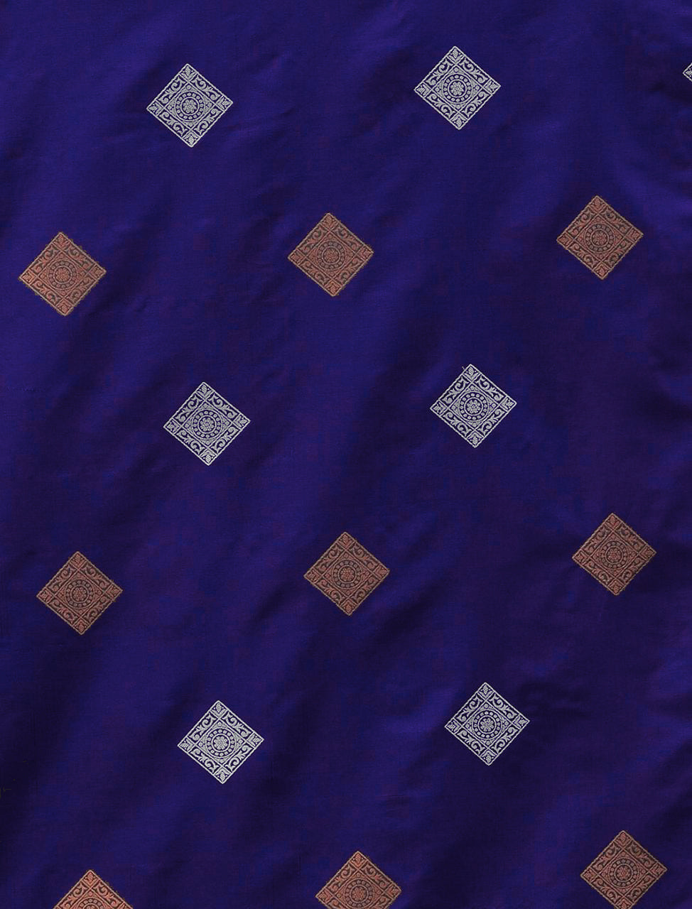 Artistic Royal Blue Soft Silk Saree With Inimitable Blouse Piece