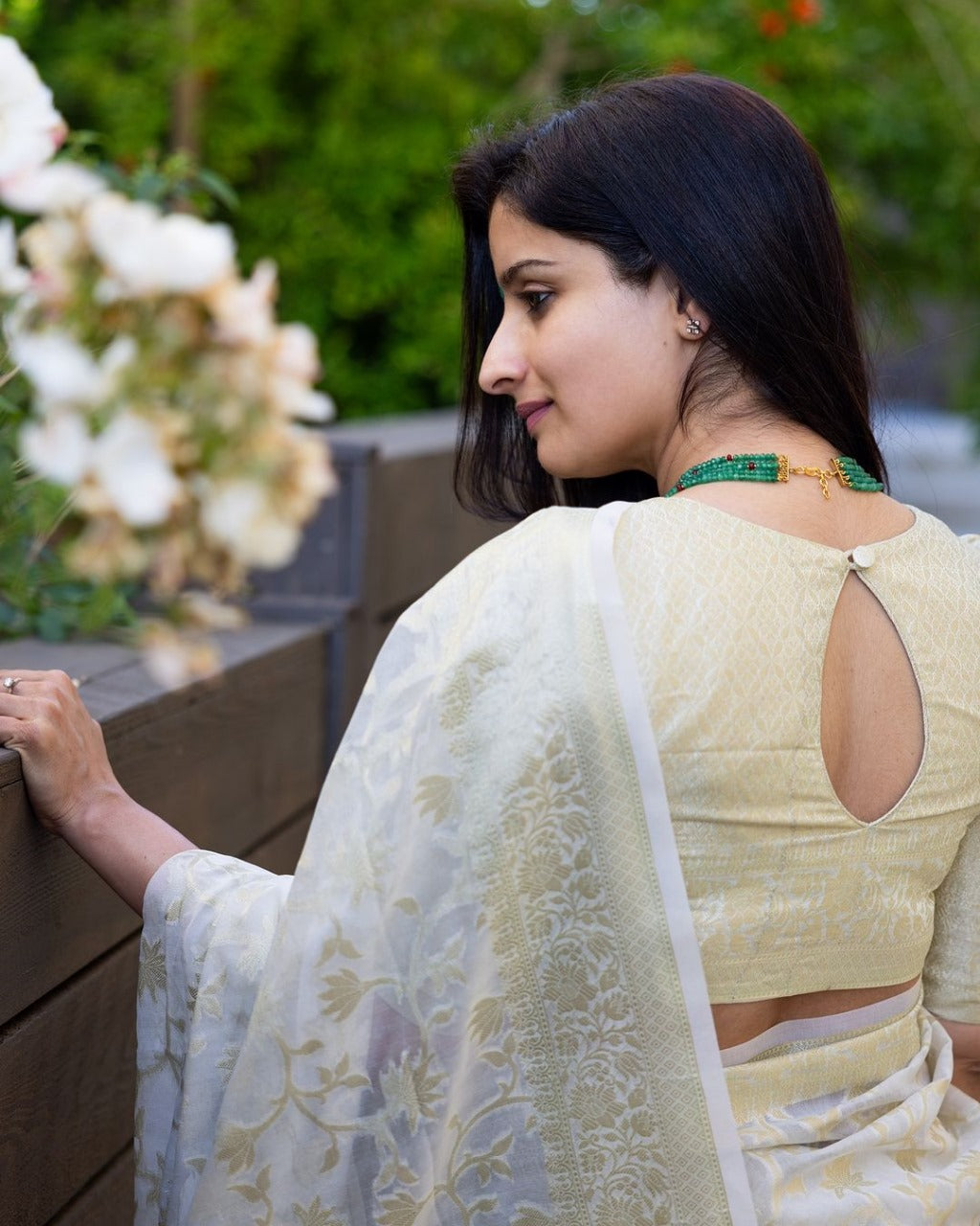 Glorious Beige Cotton Silk Saree With Demure Blouse Piece