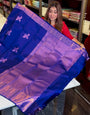 Enamoring Royal Blue Soft Banarasi Silk Saree With Inimitable Blouse