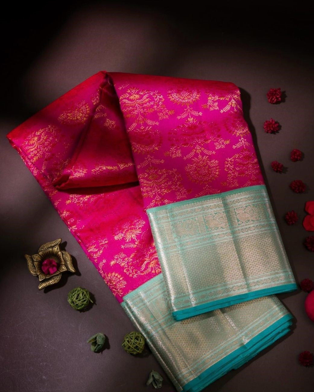 Beleaguer Dark Pink Soft Silk Saree With Smashing Blouse Piece