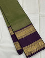 Admirable Green Soft Silk Saree With Prominent Blouse Piece