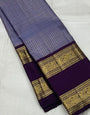 Snazzy Lavender Soft Silk Saree With Comely  Blouse Piece