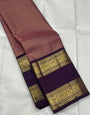 Rhapsodic Peach Soft Silk Saree With Amazing Blouse Piece