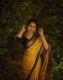 Gorgeous Yellow Soft Banarasi Silk Saree With Entrancing Blouse Piece