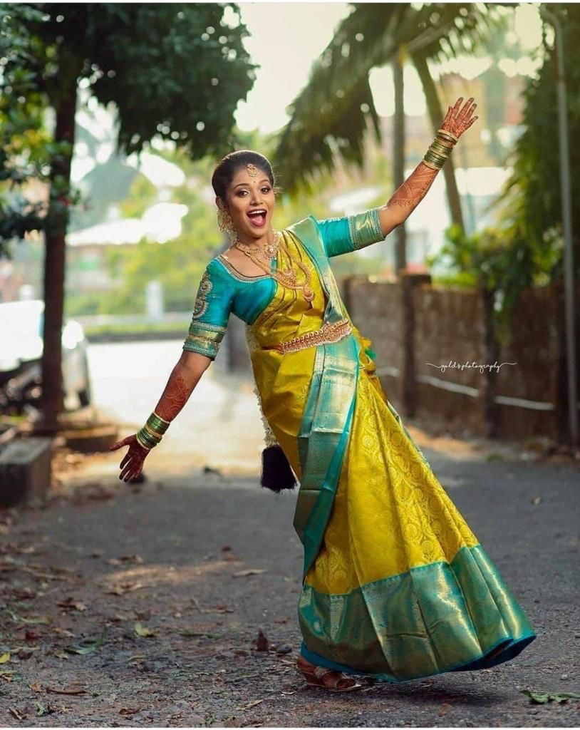 Winsome Yellow Soft Banarasi Silk Saree With Demanding Blouse Piece