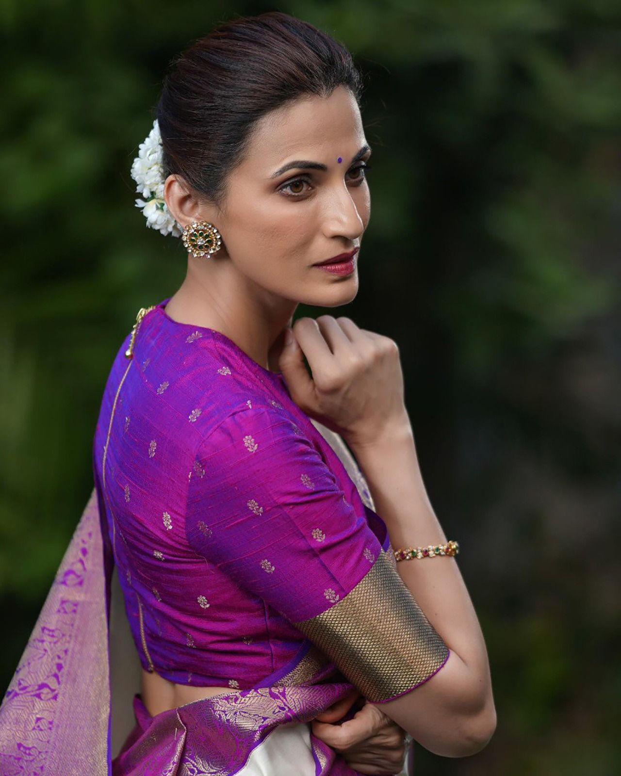 Magnificat Beige Soft Silk Saree With Enigmatic Blouse Piece