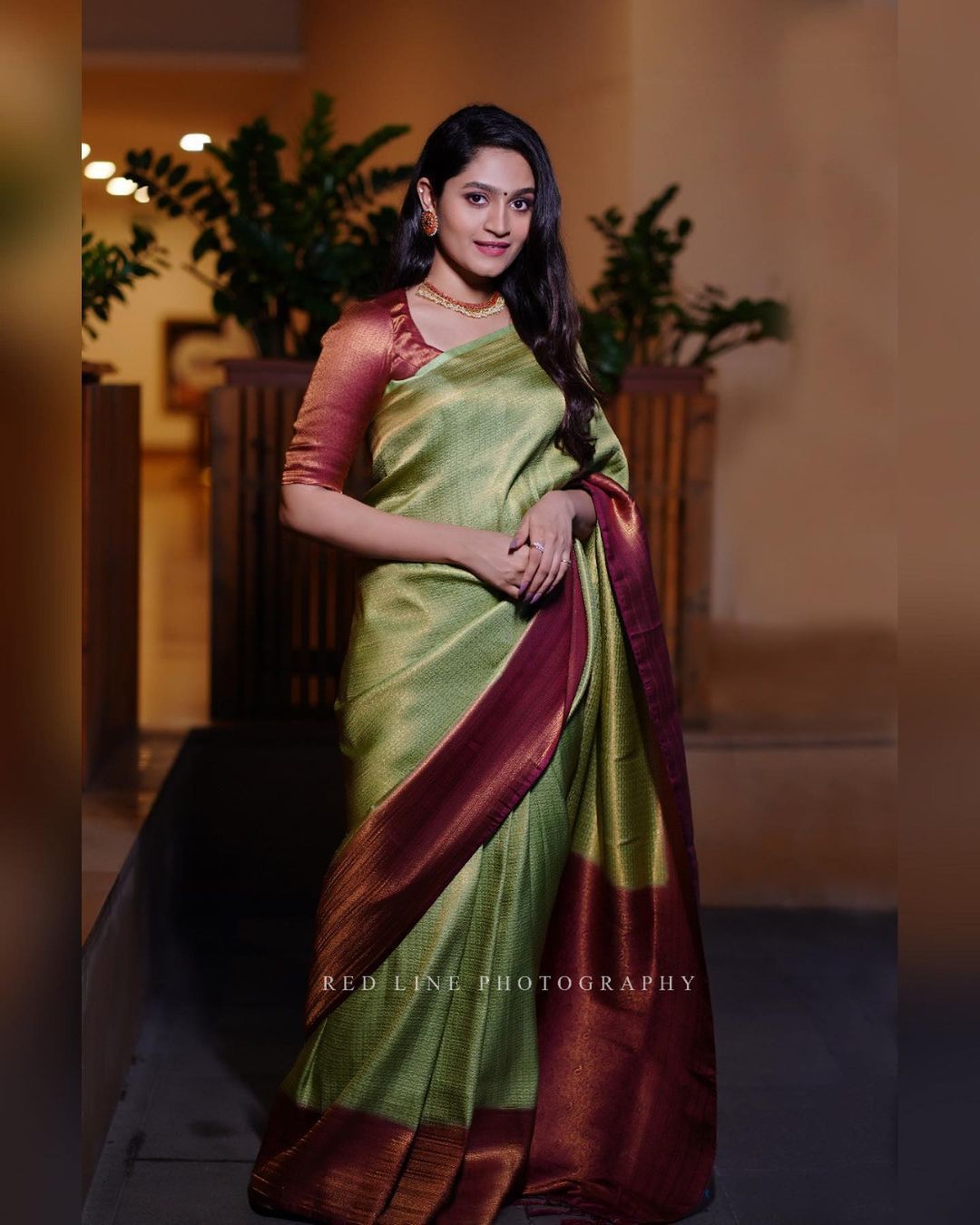 Smashing Green Soft Silk Saree With Incredible Blouse Piece