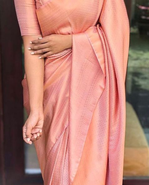 Artistic Pink Soft Silk Saree With Fantabulous Blouse Piece