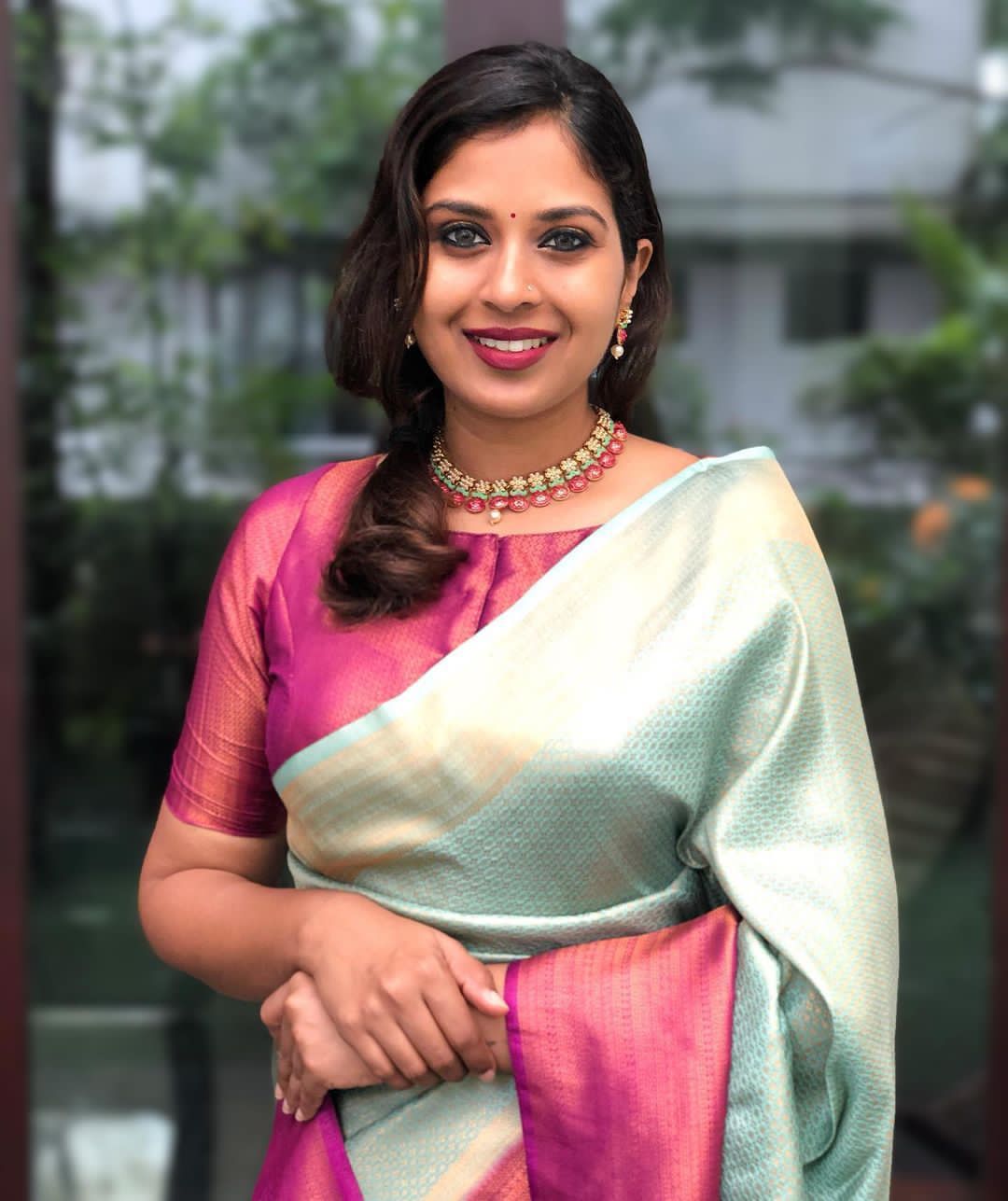 Surpassing Sea Green Soft Silk Saree With Bucolic Blouse Piece