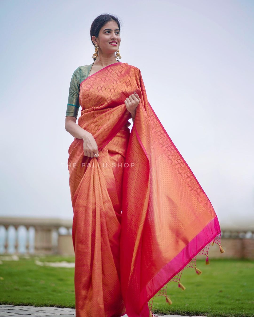 Girlish Dark Pink Soft Silk Saree with Excellent Blouse Piece