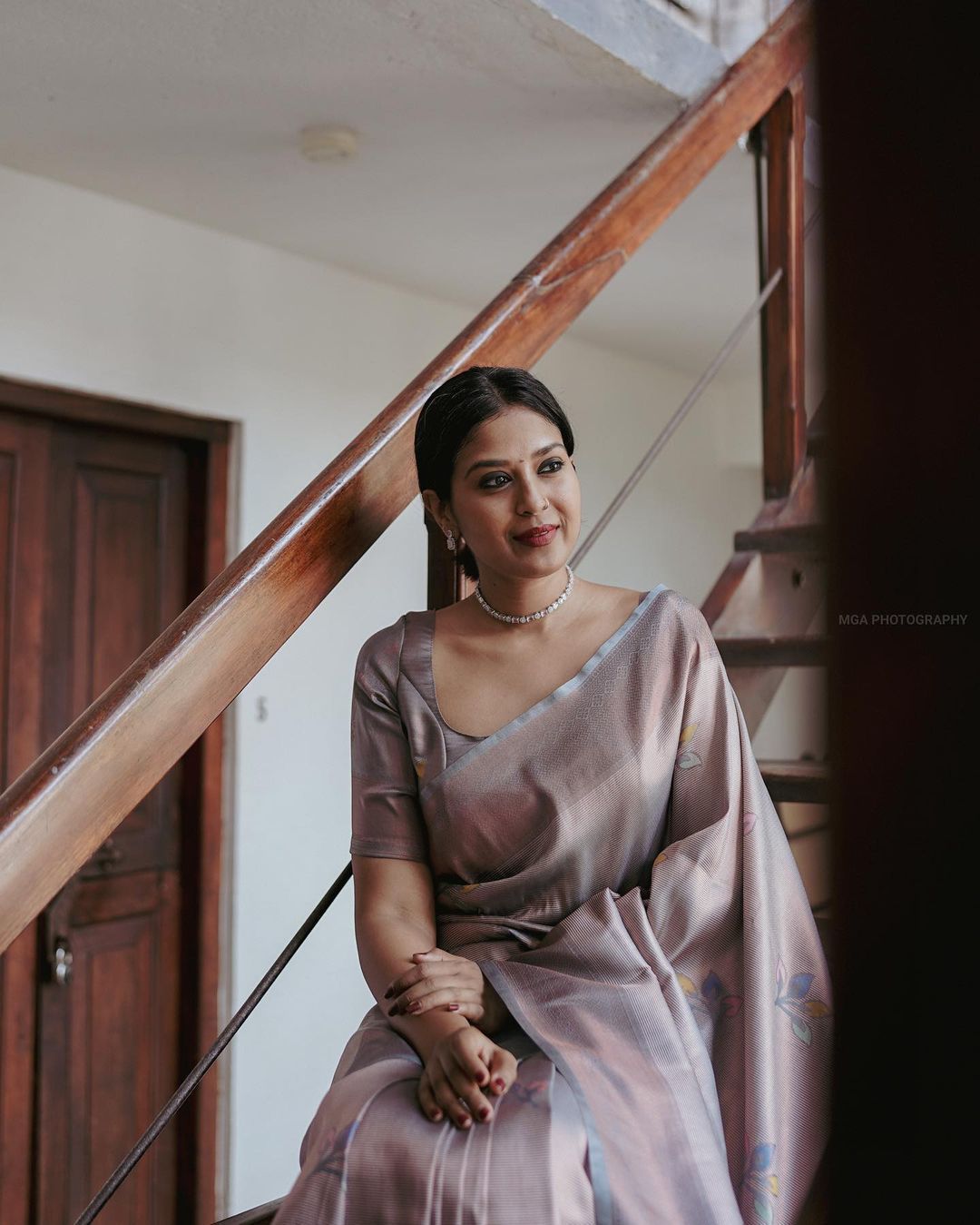 Preferable Grey Soft Silk Saree With Flameboyant Blouse Piece