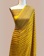 Glittering Yellow Soft Banarasi Silk Saree With Effulgent Blouse Piece