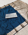 Extraordinary Teal Blue Pure Zari Weaving Banarasi Silk Saree With Desultory Blouse Piece
