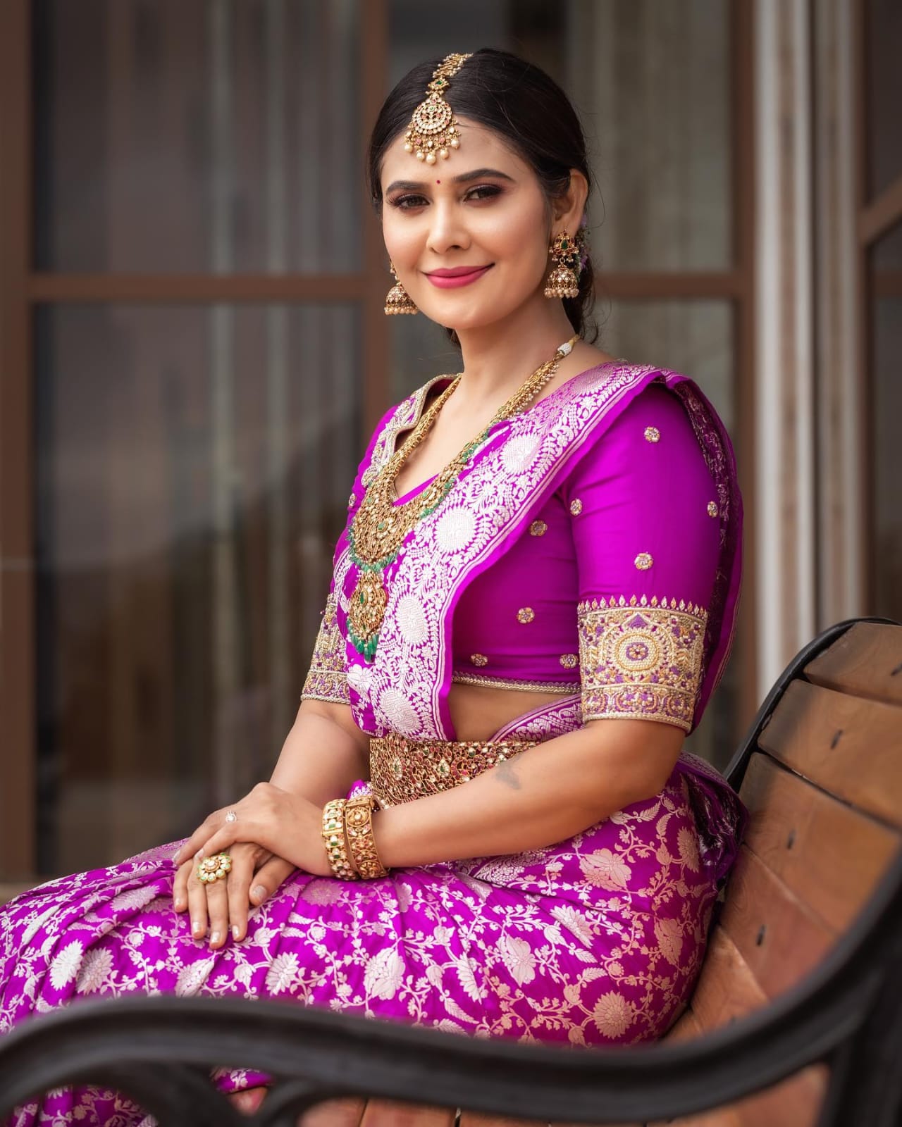 Lovely Magenta Soft Silk Saree With Sonorous Blouse Piece