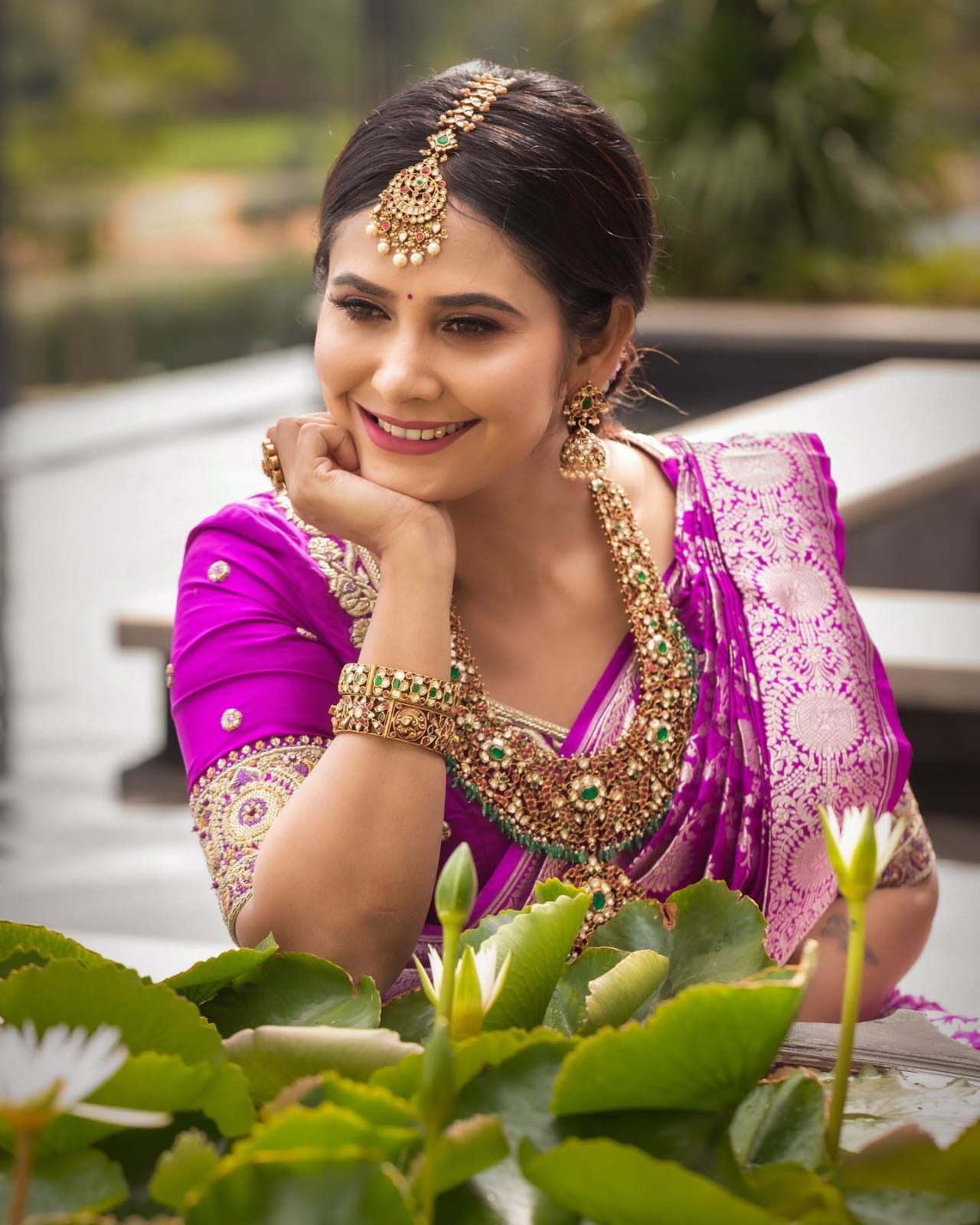 Lovely Magenta Soft Silk Saree With Sonorous Blouse Piece