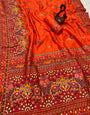 Incomparable Beige Pashmina Saree With Enchanting Blouse Piece