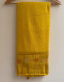 Imaginative Yellow Soft Banarasi Silk Saree With Vivacious Blouse Piece