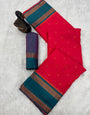 Vivacious Magenta Soft Banarasi Silk Saree With Tremendous Blouse Piece
